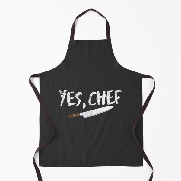 Item preview, Yes Chef Bold Typography Kitchen Cooking Design designed and sold by thiefofblood0w0.