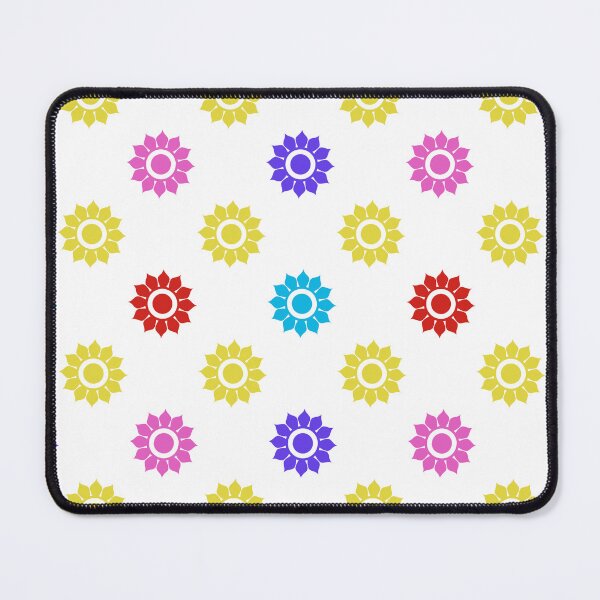 Item preview, Colorful Sunburst Floral Pattern, Seamless Geometric Digital Paper, Bright Summer Background designed and sold by AnnavelleStudio.