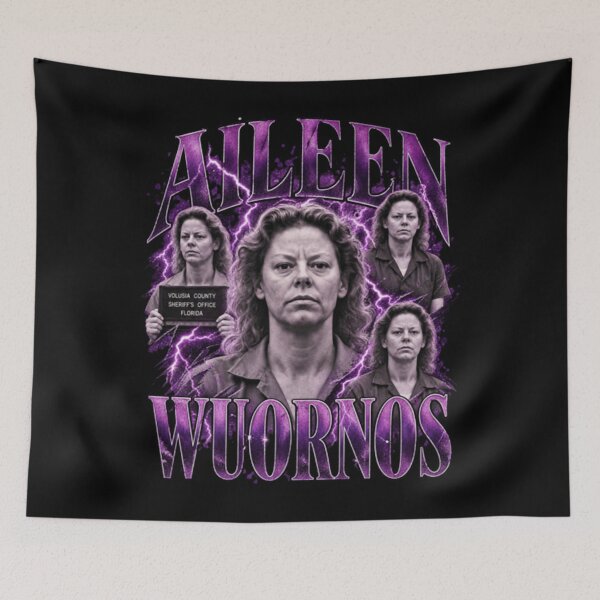 Item preview, Aileen Wuornos Purple Lightning Mugshot Collage designed and sold by ytokkeq.