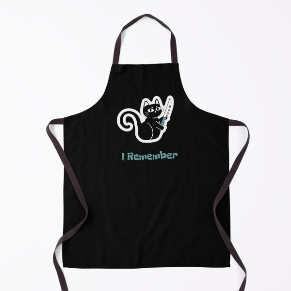 Item preview, I Remember | Killer Cat | Dark Humor Reaction Cat designed and sold by ContigoART.