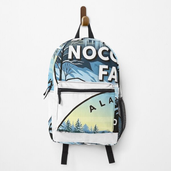 Item preview, Noccalula Falls Alabama Frozen Winter Waterfall Badge Sticker designed and sold by DetourDgn.