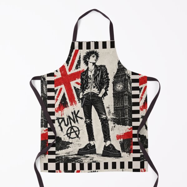 Artikelvorschau, Britische Punk-Illustration entworfen und verkauft von Lifer Art and Design.