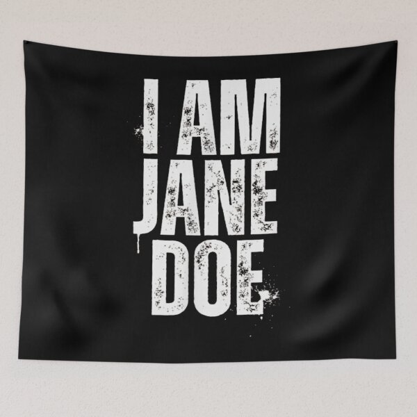 Artikelvorschau, Ich bin Jane Doe – Distressed Typography entworfen und verkauft von ytokkeq.