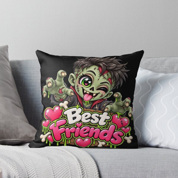 Item preview, Best Friends Male Zombie – Cute Creepy Kawaii Undead Guy designed and sold by aventi24.