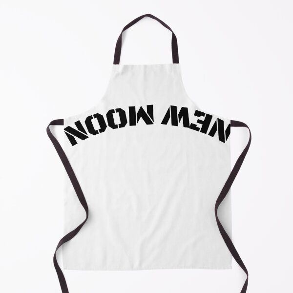 Item preview, New Moon Upside Down – Celestial Minimalist Typography Design designed and sold by OFF-CTR.