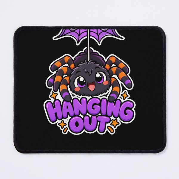 Item preview, Hanging Out - Cute Spider Halloween Sticker designed and sold by Visual Dept..