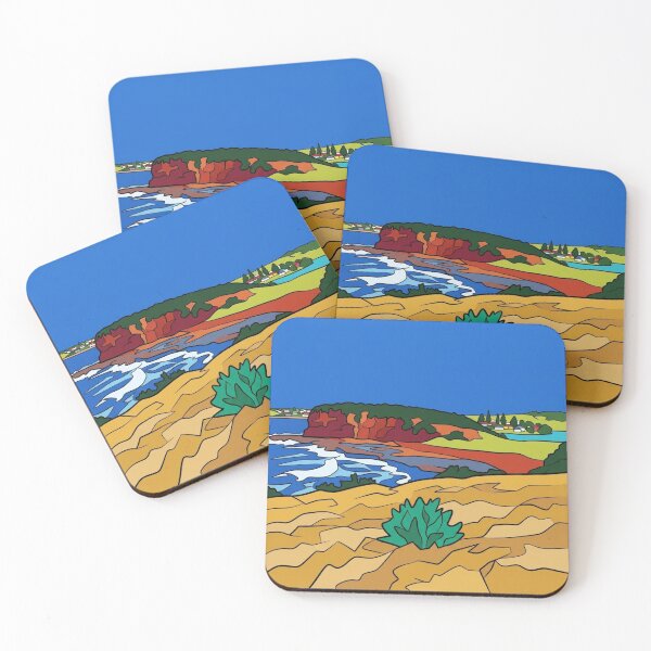 Item preview, Werri Beach NSW Australia pop Coastal Landscape designed and sold by EllDAV777.