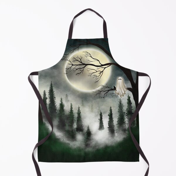 Item preview, The ghost lives with the cat in solitude atop the tree. designed and sold by Puifai2489.