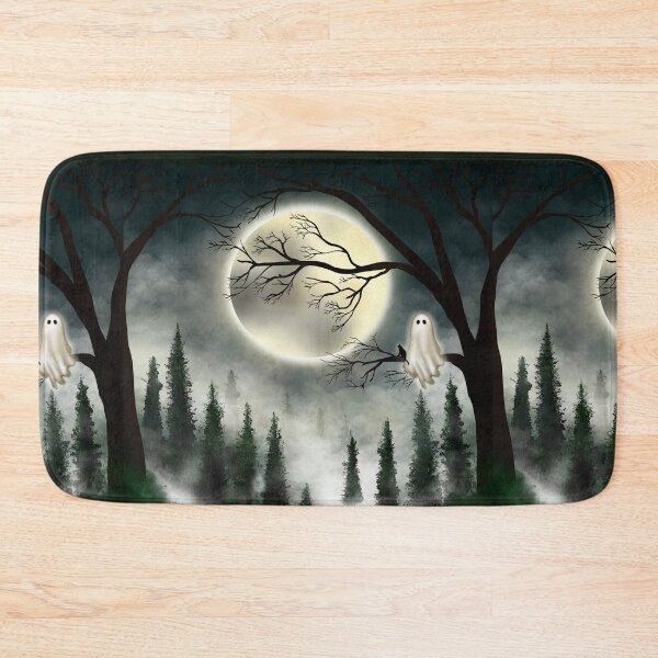 Item preview, The ghost lives with the cat in solitude atop the tree. designed and sold by Puifai2489.