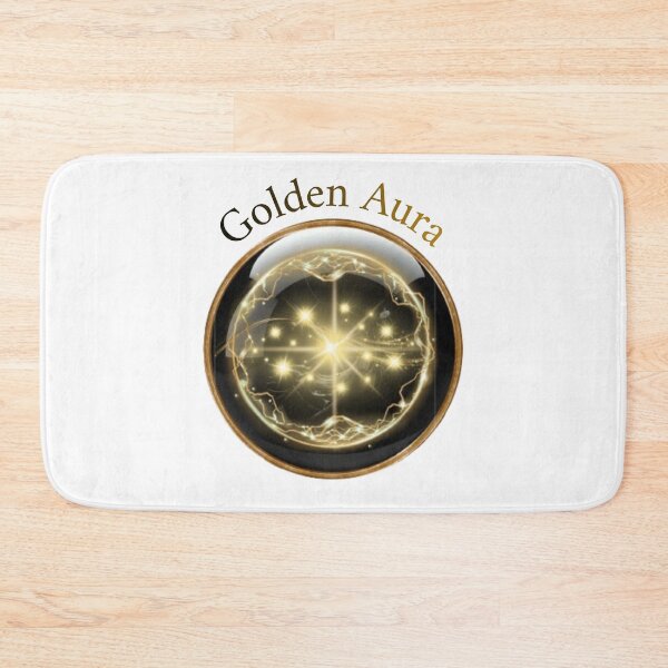 Item preview, ​Golden Aura Mystical Sphere with Glowing Stars and Sacred Energy Design designed and sold by MinimalAurashop.