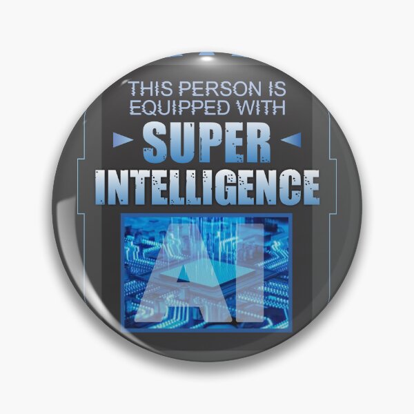 Aperçu de l'œuvre Humour sur l'intelligence artificielle, humour sur la super-intelligence créée et vendue par DalePrestonArt.