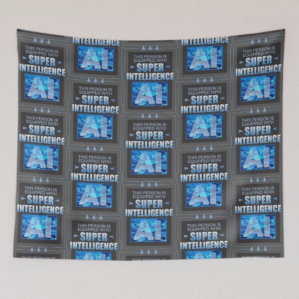 Item preview, Humor sobre inteligencia artificial, humor sobre superinteligencia designed and sold by DalePrestonArt.