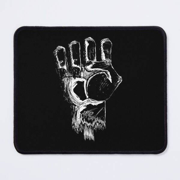 Item preview, Raised Fist Scar-E-Moji (Threshold Edition) Bold Black Horror designed and sold by Grimmlar.