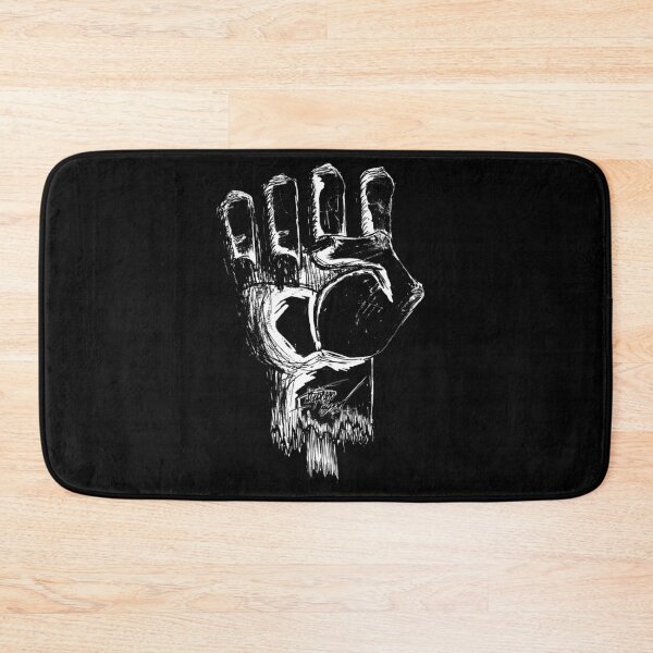 Item preview, Raised Fist Scar-E-Moji (Threshold Edition) Bold Black Horror designed and sold by Grimmlar.
