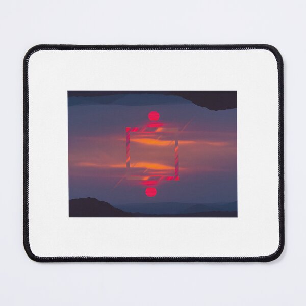 Item preview, Stunning Red Sky Sunset Landscape Artwork designed and sold by megantone.