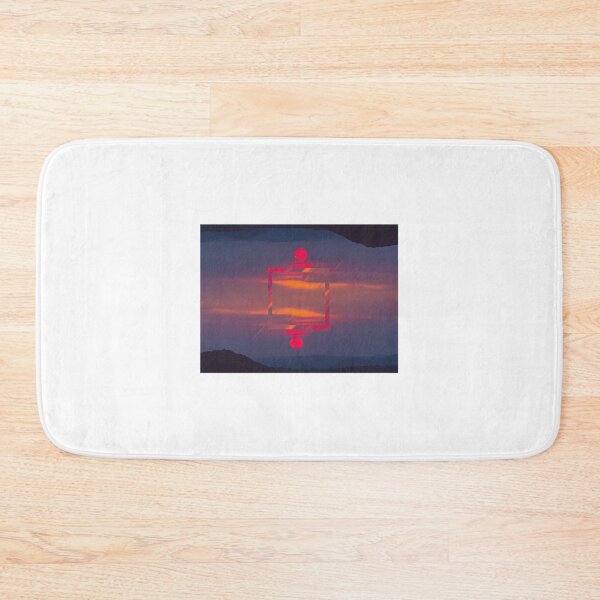 Item preview, Stunning Red Sky Sunset Landscape Artwork designed and sold by megantone.