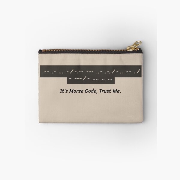 Item preview, Waste Your Time To This Funny Morse Code Sarcastic Meme designed and sold by QCrimson.