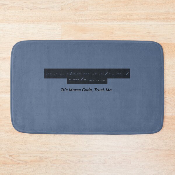 Item preview, Waste Your Time To This Funny Morse Code Sarcastic Meme designed and sold by QCrimson.