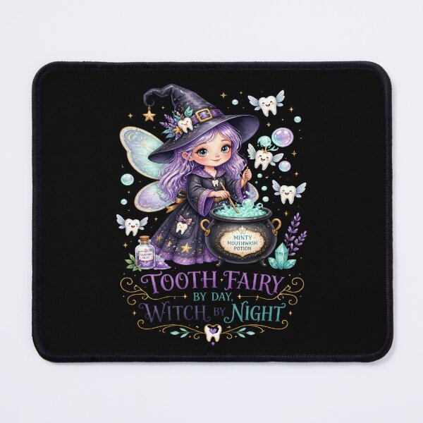 Item preview, Tooth Fairy - Dental Hygienist Dentist Halloween Watercolor designed and sold by Art-Arcade6.