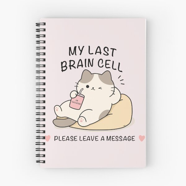 Item preview, My Last Brain Cell on Vacation designed and sold by Little Dora Art.