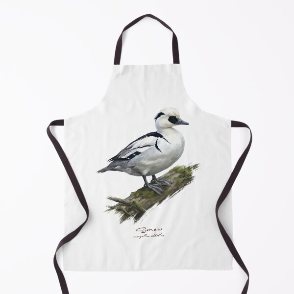 Item preview, Smew by the Water Bird Illustration designed and sold by Takeda-art.