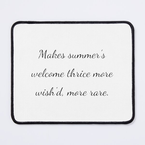 Item preview, Handwritten Style Summer Welcome Design in Black - Unique Seasonal Illustration designed and sold by megantone.