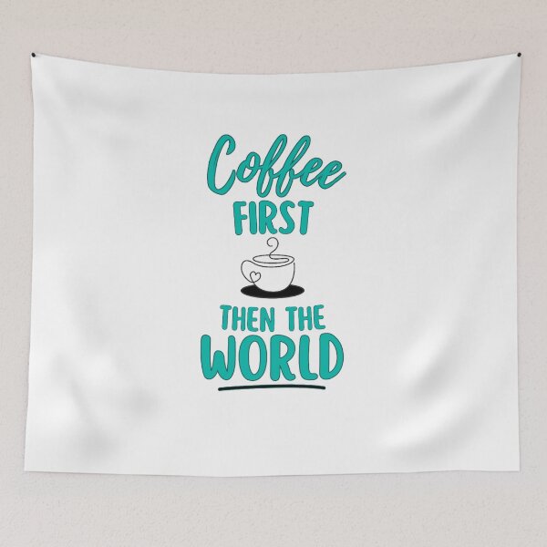 Item preview, Coffee First, Then the World designed and sold by DixieGirlStudio.