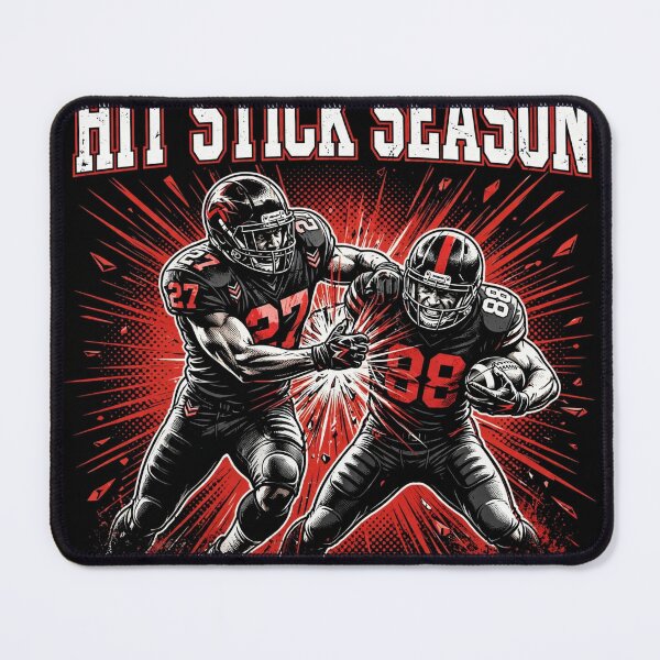 Item preview, Hit Stick Season Funny Football Shirt designed and sold by HeisBarryy.