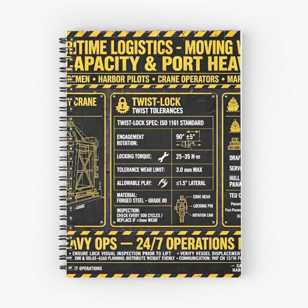Item preview, Global Maritime Logistics Container Ship Port Shirt designed and sold by StudioBilly3000.