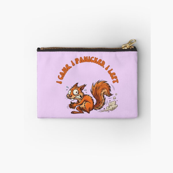 Item preview, I Came I Panicked I Left Squirrel designed and sold by ZeroContextArt.