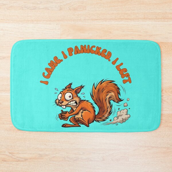 Item preview, I Came I Panicked I Left Squirrel designed and sold by ZeroContextArt.