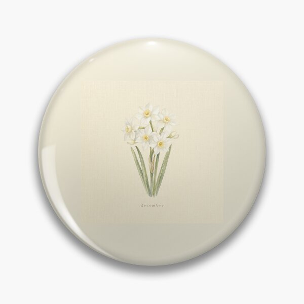 Item preview, December Birth Flower Narcissus Watercolor | Botanical Wall Art designed and sold by FixationStudio.