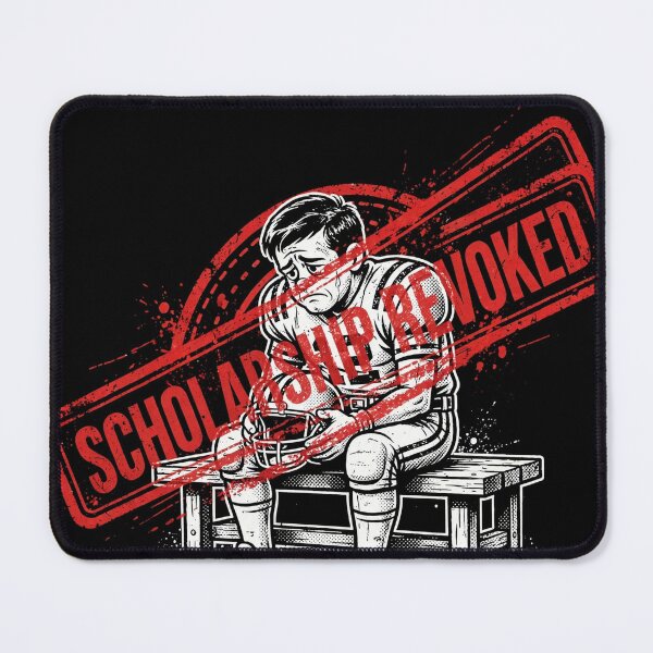 Item preview, Scholarship Revoked Funny Football Meme Shirt designed and sold by HeisBarryy.