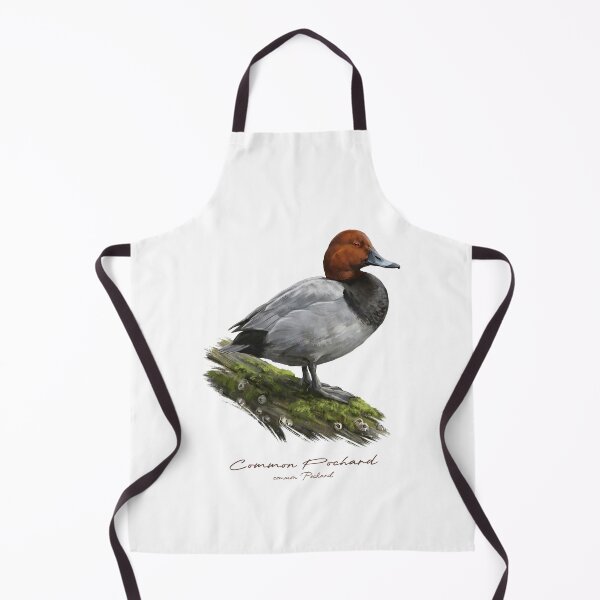 Item preview, Common Pochard on Mossy Log Bird Illustration designed and sold by Takeda-art.