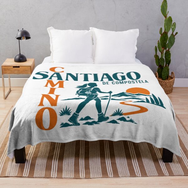 Item preview, Camino de Santiago Female Hiker – Pilgrim Hiking Adventure designed and sold by Studio Pico.