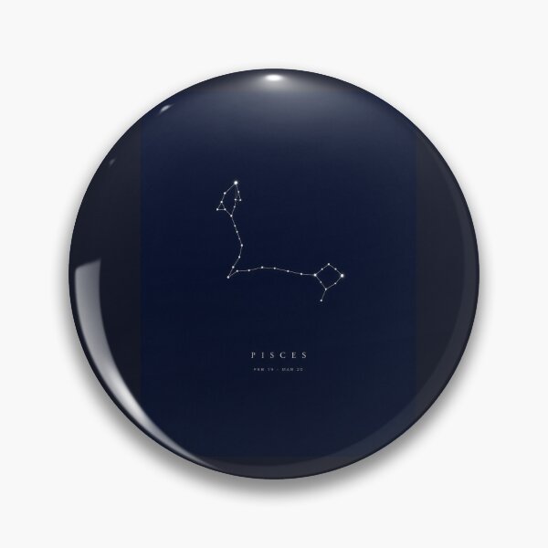 Item preview, Pisces Constellation Line Art | Minimalist Zodiac Star Map Poster | Astrology Wall Art designed and sold by FixationStudio.
