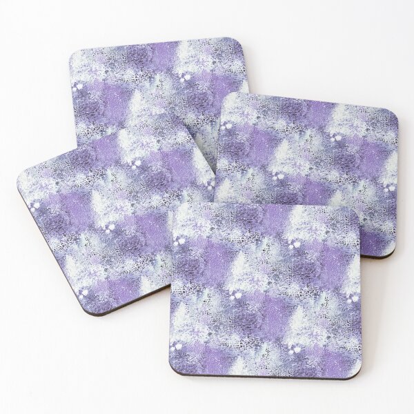 Item preview, Textured Grunge Abstract in White and Purple designed and sold by Artistestella.
