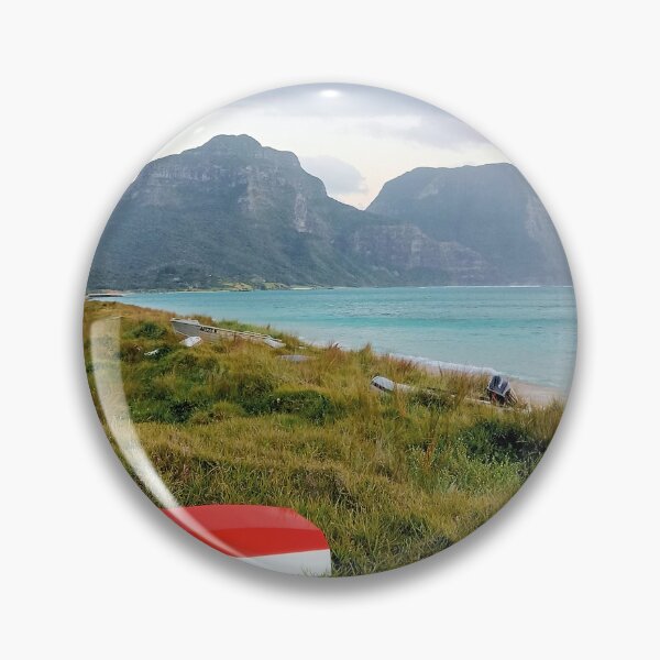 Item preview, Lord Howe Island, mountains without cloud designed and sold by CazDPhotos.
