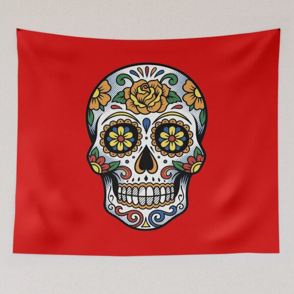 Item preview, Vintage Comic Pop Art Dia de los Muertos Sugar Skull designed and sold by Terry Bain.
