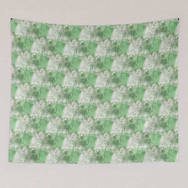 Item preview, Textured Grunge Abstract in White and Green designed and sold by Artistestella.