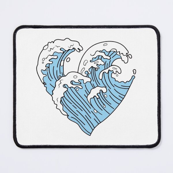 Item preview, Heart Wave Art designed and sold by LuloCreative.