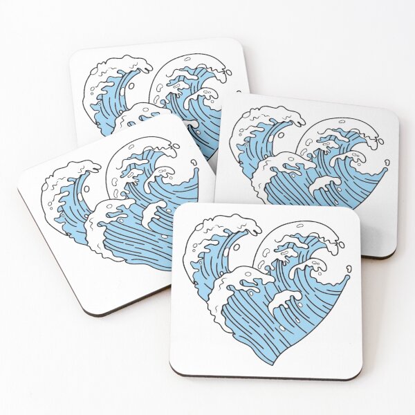 Item preview, Heart Wave Art designed and sold by LuloCreative.