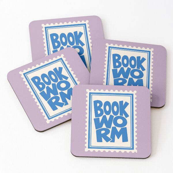 Item preview, Bookworm Retro Typography for Book Lovers designed and sold by Christina Sagala.