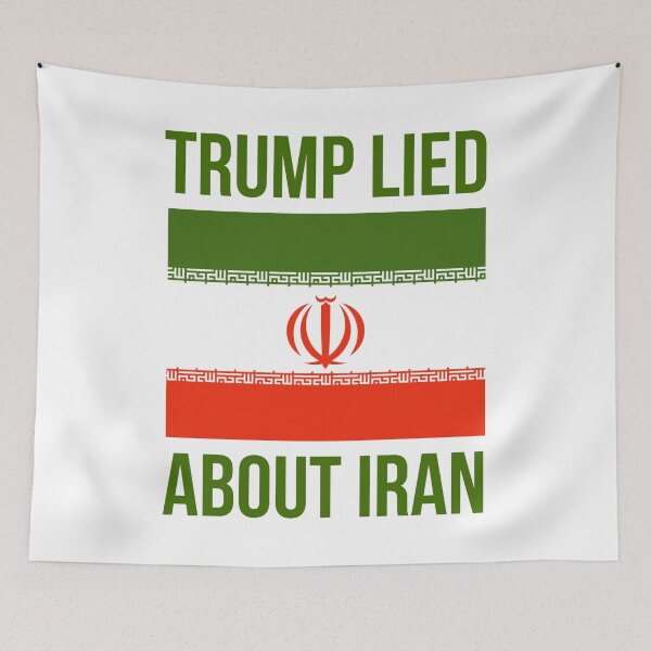Item preview, Trump lied about Iran  designed and sold by Rachel the Artist .