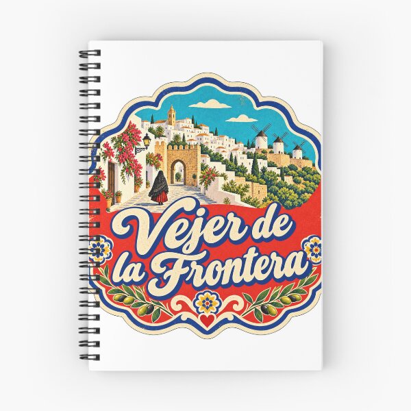 Item preview, Vejer de la Frontera España Recuerdo de viaje signo mediterráneo pintado designed and sold by VisualArtsOasis.