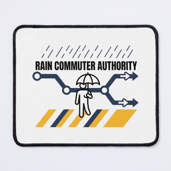 Item preview, Commuter Rain Authority Public Transit City Life designed and sold by SplashTastic.