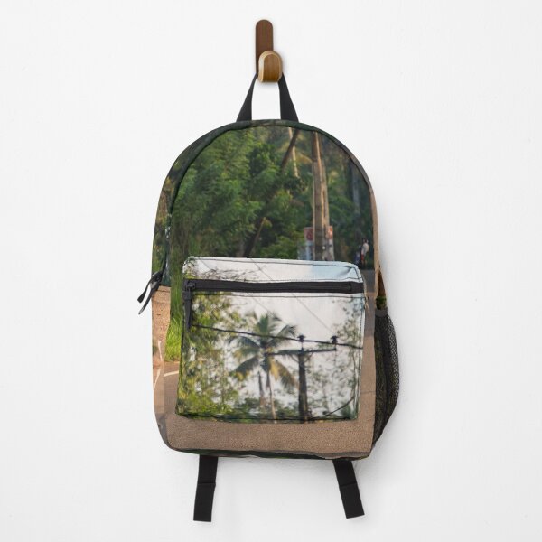 Item preview, Buddhist Monk Walking on Countryside Road designed and sold by Foxieri.