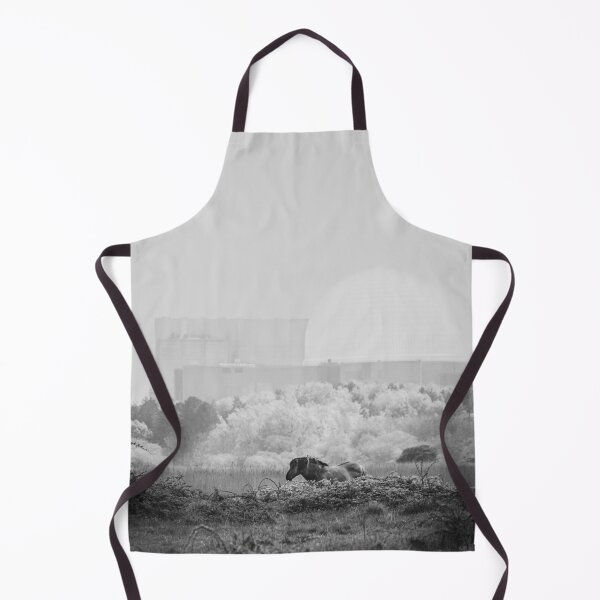 Item preview, Wild Horse in Landscape with Industrial Backdrop designed and sold by Foxieri.