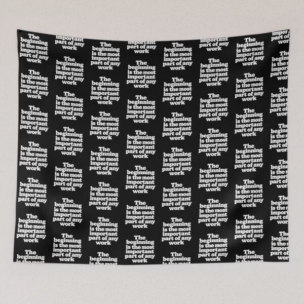 Item preview, The Beginning Sets the Course designed and sold by Quote Gallery.
