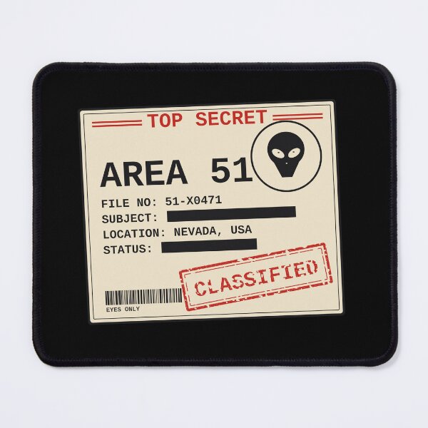 Item preview, Area 51 Classified Top Secret Alien File Stamp designed and sold by jaissaurabh.